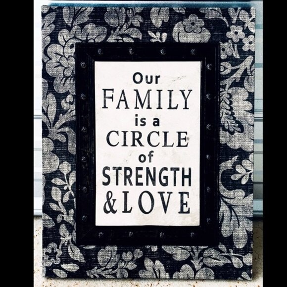 Home Decor Family Circle of Strength Canvas Picture - Picture 2 of 2